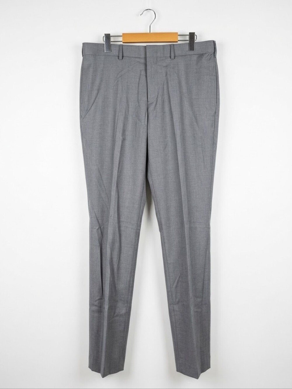 Couture 1910 Men's Gray Dress Pants Classic Fit And Unhemmed Size 34R